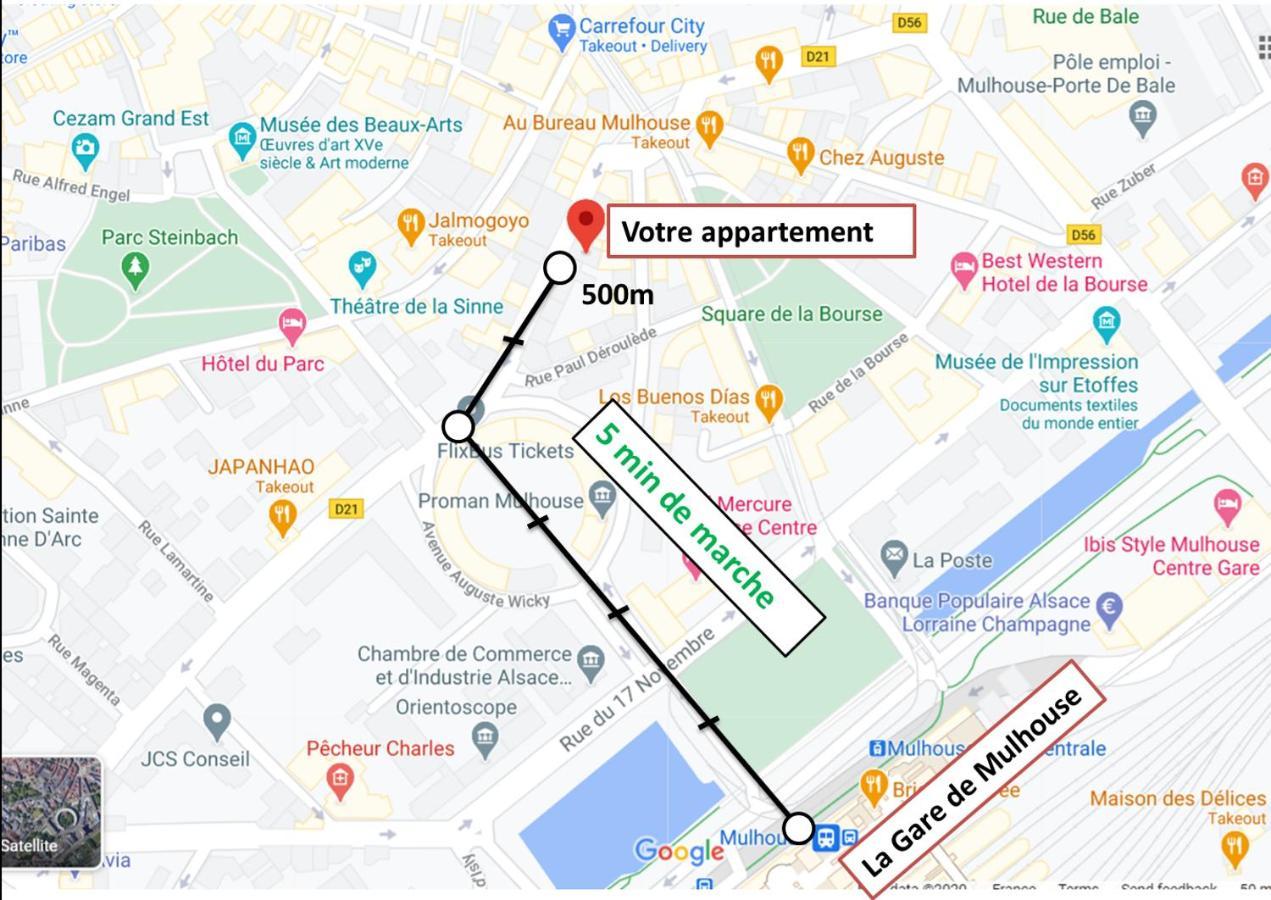 Appart Industriel A 5 Min A Pieds De La Gare Apartamento Mulhouse Exterior foto